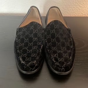 Gucci black suede